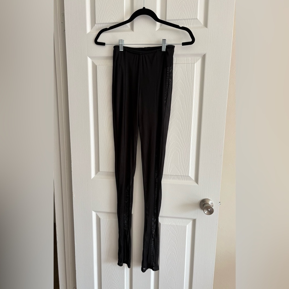 Sheer Black Women's Leggings